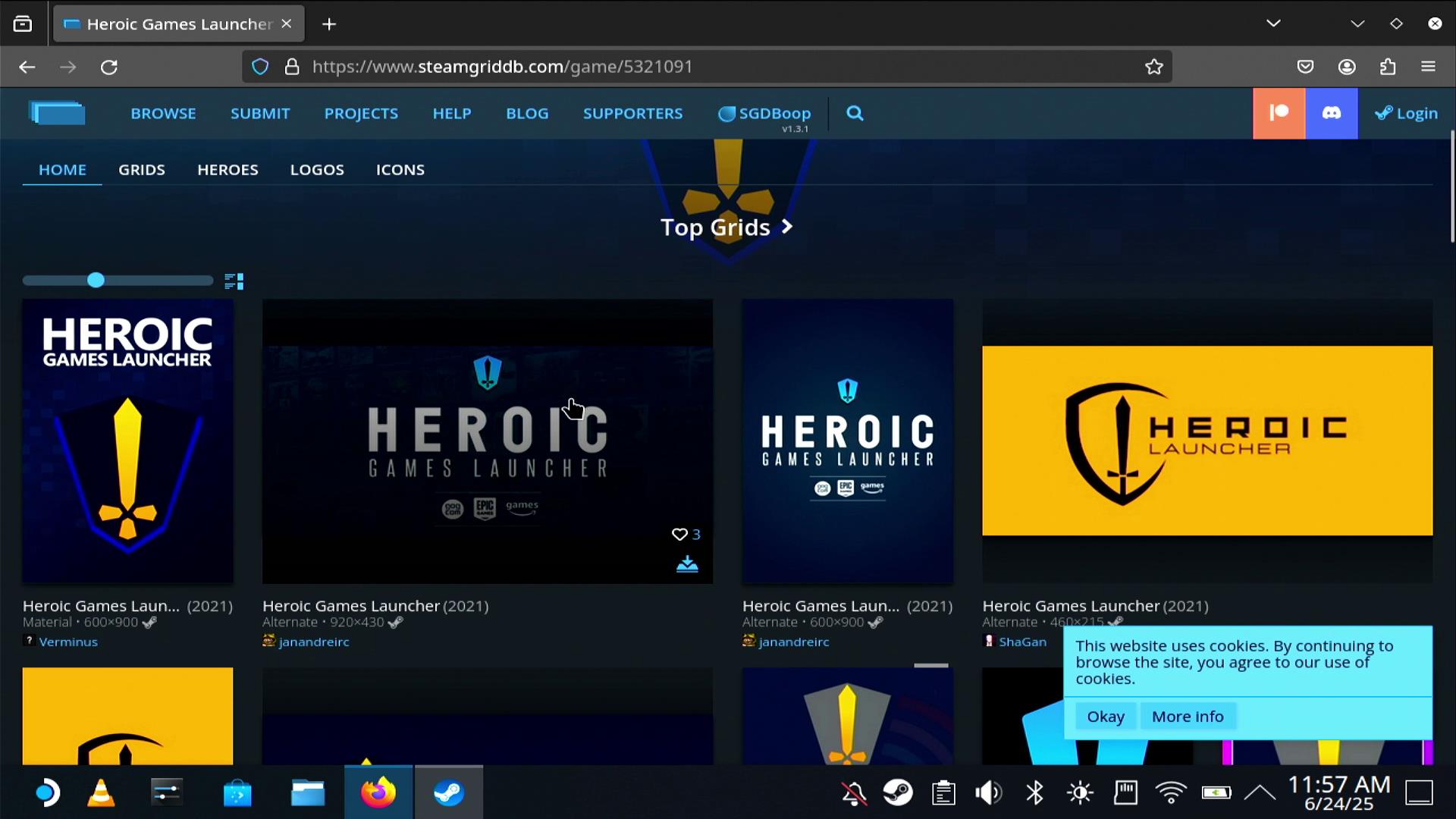 Heroic Launcher on Steam Deck