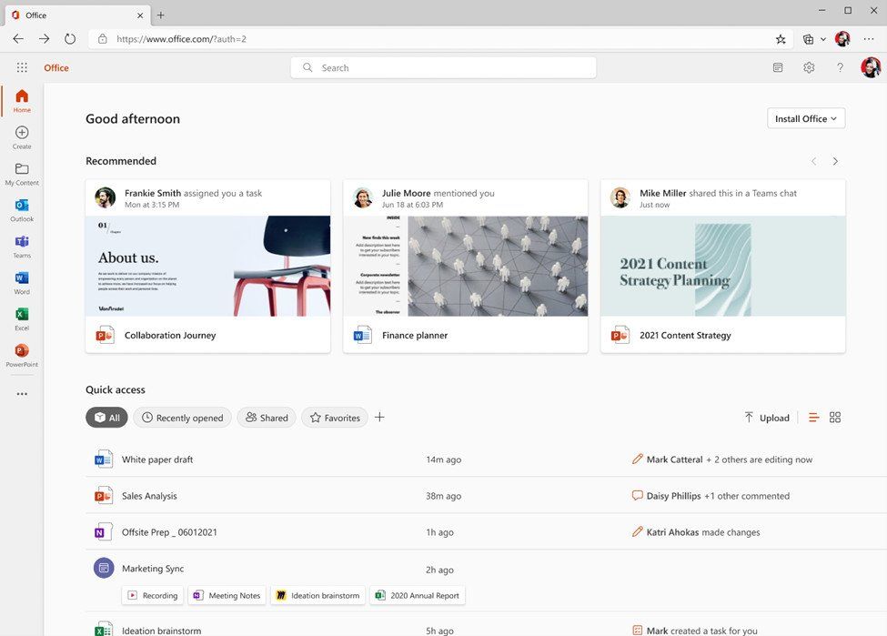 Microsoft Office.com revamped for business and education customers ...