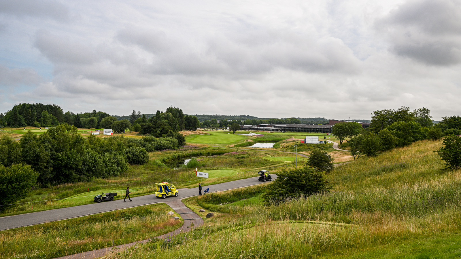 A general view of the 18th hole at HimmerLand Resort