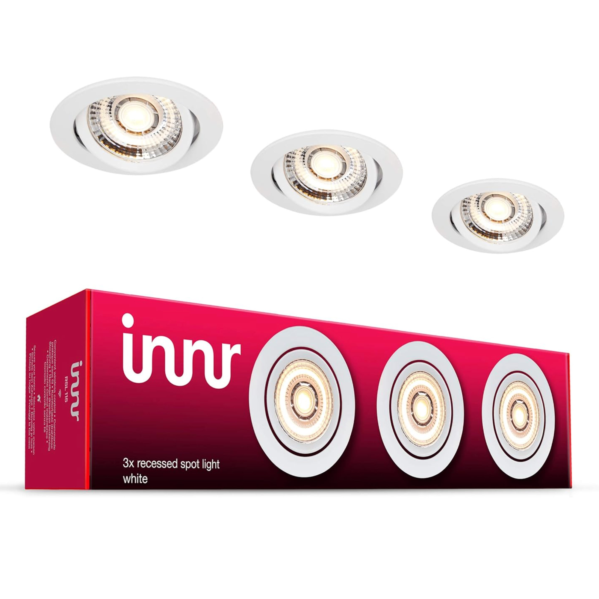 Innr smart lighting recessed ceiling spotlights
