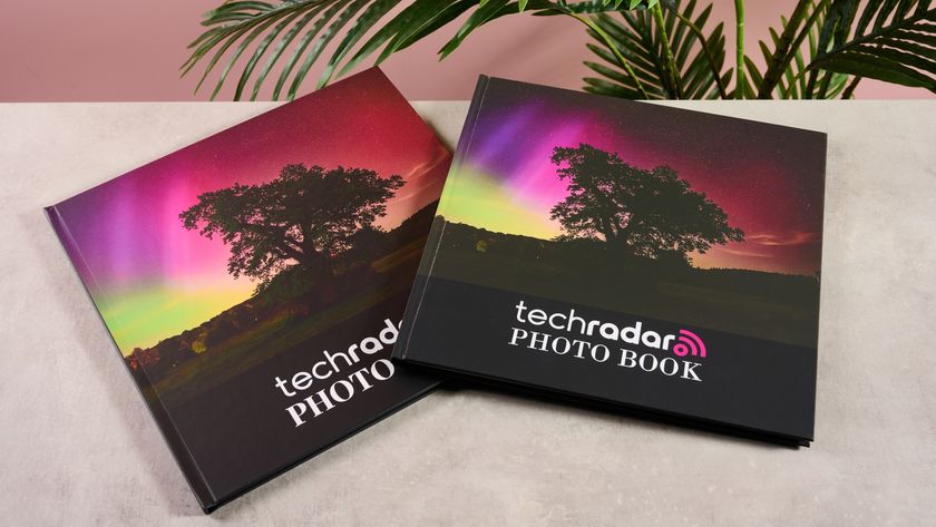 From left to right, the Blurb front cover is noticeably more vibrant and detailed, whereas the detail has been lost on the much darker result of the Snapfish front cover.