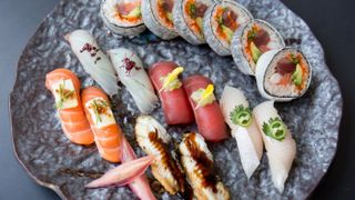 Selection of sashimi