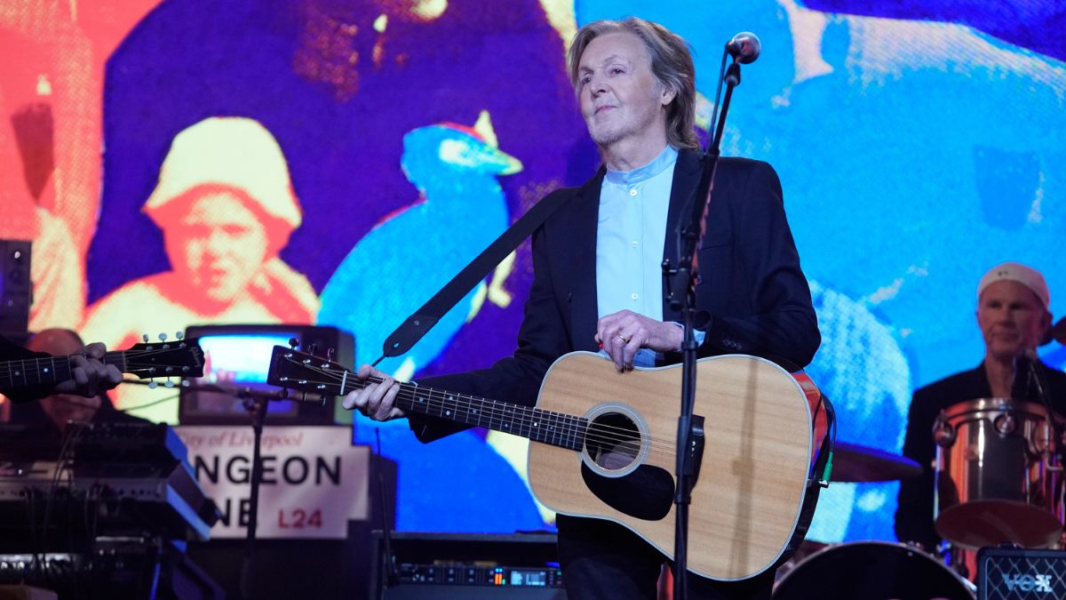 Musical guest Paul McCartney performs "Days We Left Behind" on SNL, Saturday, May 16, 2026 