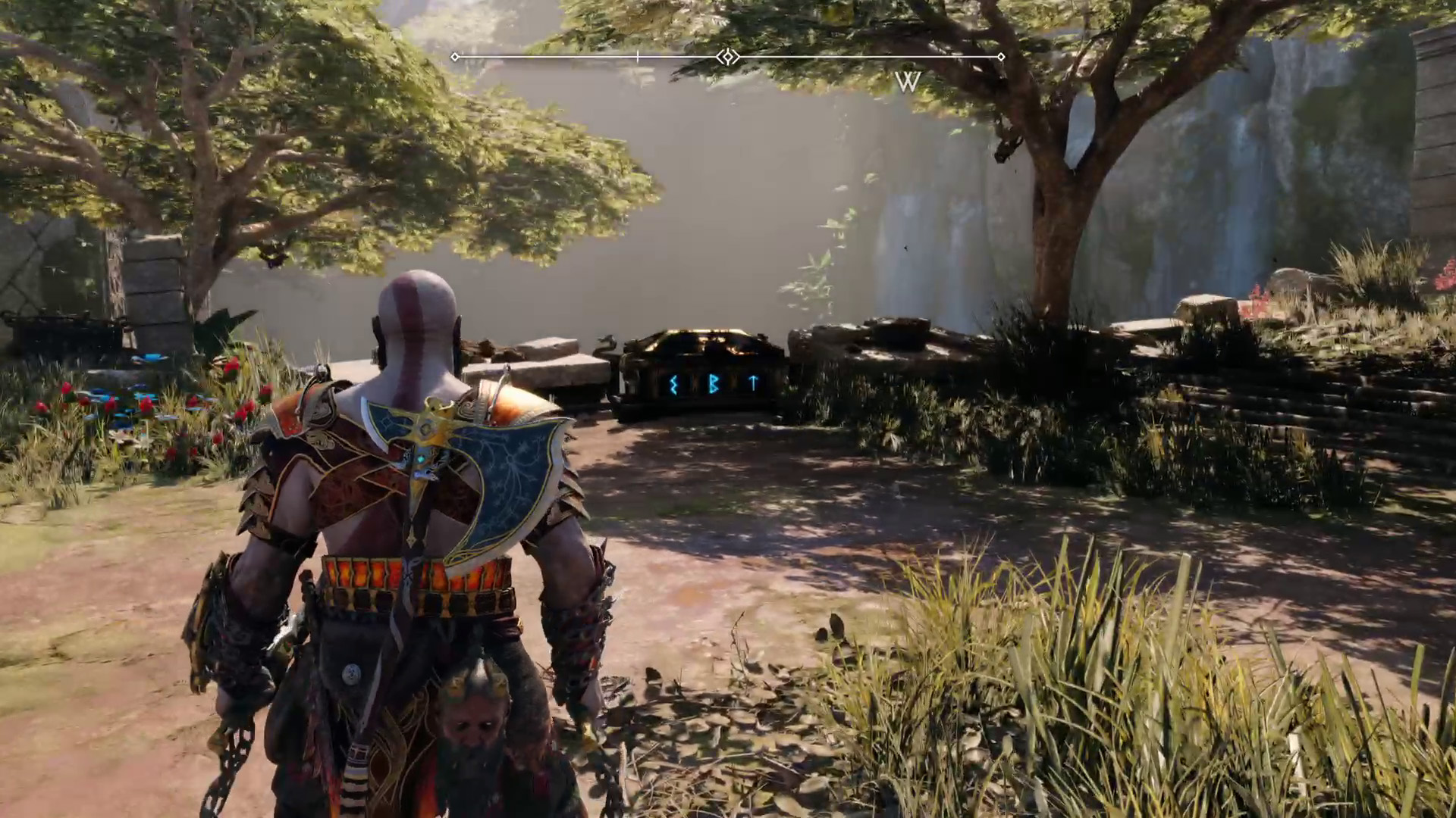 God of War Ragnarok runic Nornir chests in the Vanaheim crater area