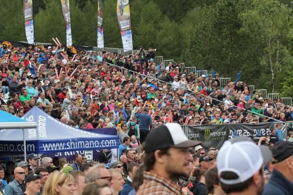 Crowds were huge at Fort William
