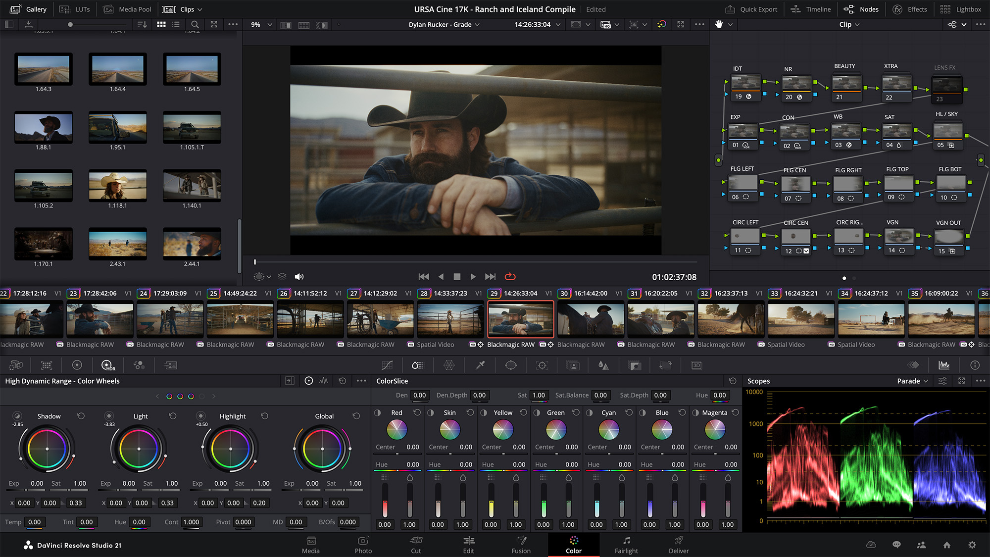 DaVinci Resolve 21 screenshot