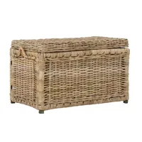 Happimess Jacob 30 in. Natural Wicker Storage Trunk
