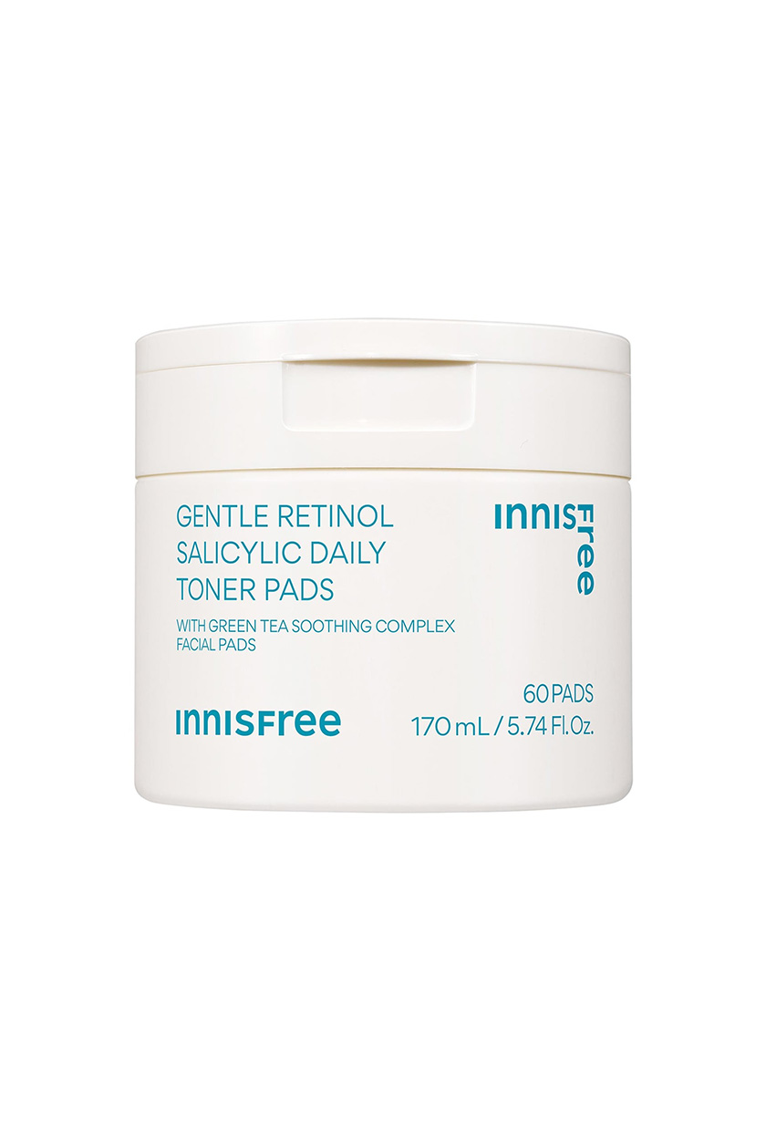 Innisfree, Gentle Retinol Salicylic Toner Pads