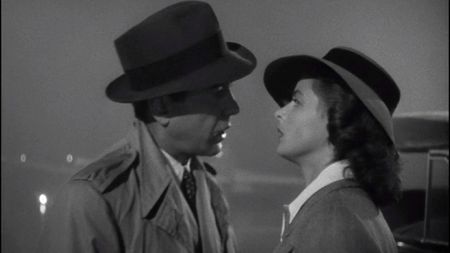 Humphrey Bogart and Ingrid Bergman in Casablanca