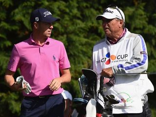 'Bones' Mackay Caddying for Justin Thomas at Sony Open