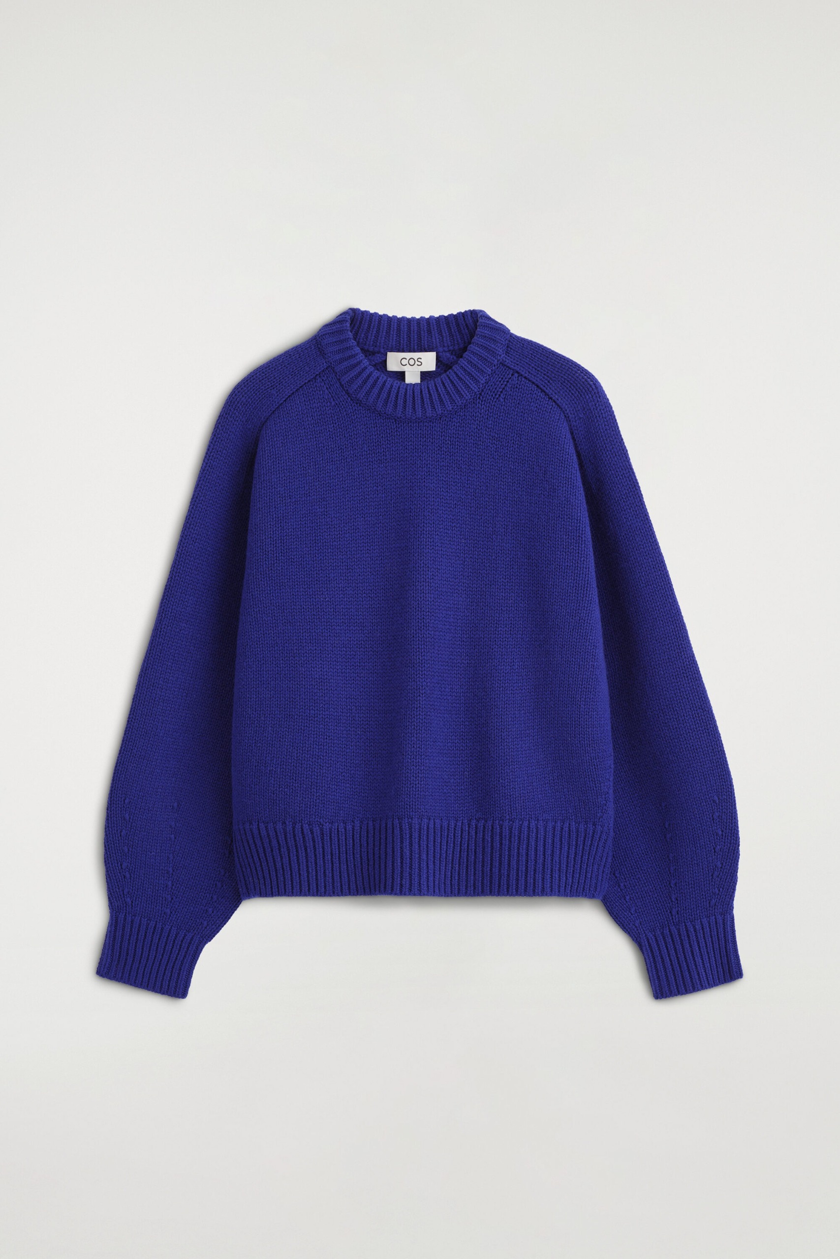 Rounded Wool Crew-Neck Jumper
