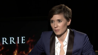Kimberly Peirce doing press for Carrie