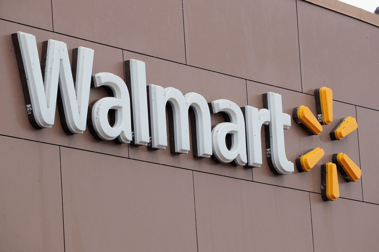 Walmart logo.