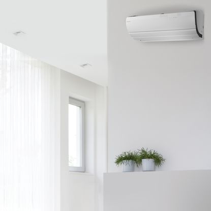 The Daikin Ururu Sarara air conditioning unit on wall