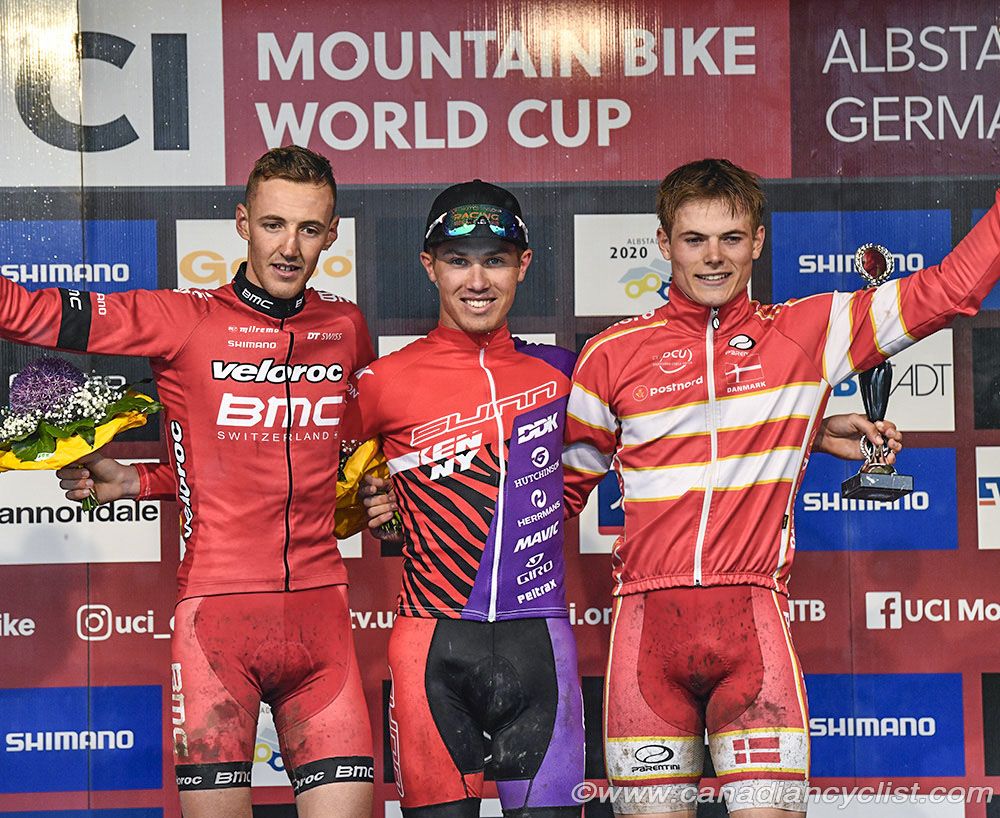 Podium: Antoine Philipp, Joshua Dubau, Jonas Lindberg