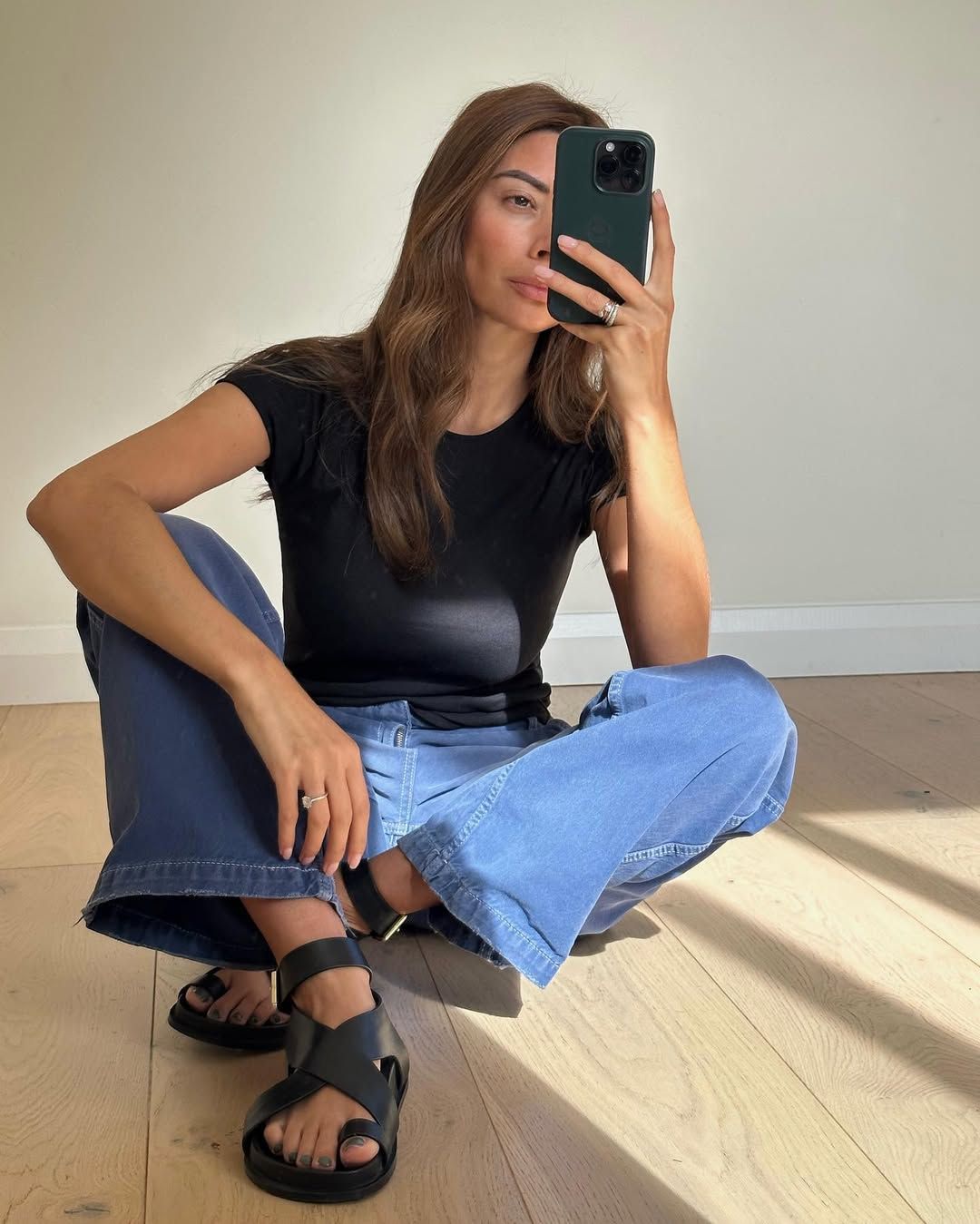 An image of @smythsisters wearing the A.Emery Jalen sandal.