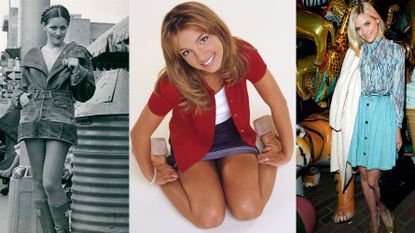 Denim Skirt Photos Through the Years, The Evolution of the Jean Skirt