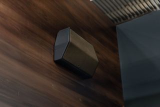 The 1 SOUND L35 speaker on a wall.