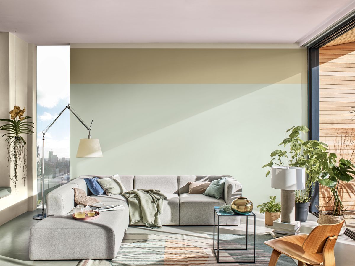 Two Tone Living Room Walls - Choosing Paint Colors Is Tricky Consultants Can Cut Through The Confusion Star Tribune / Two young beautiful women holding color palette , standing near wall.