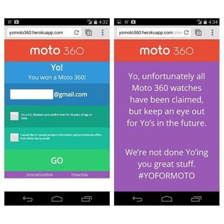 Motorola Yo contest