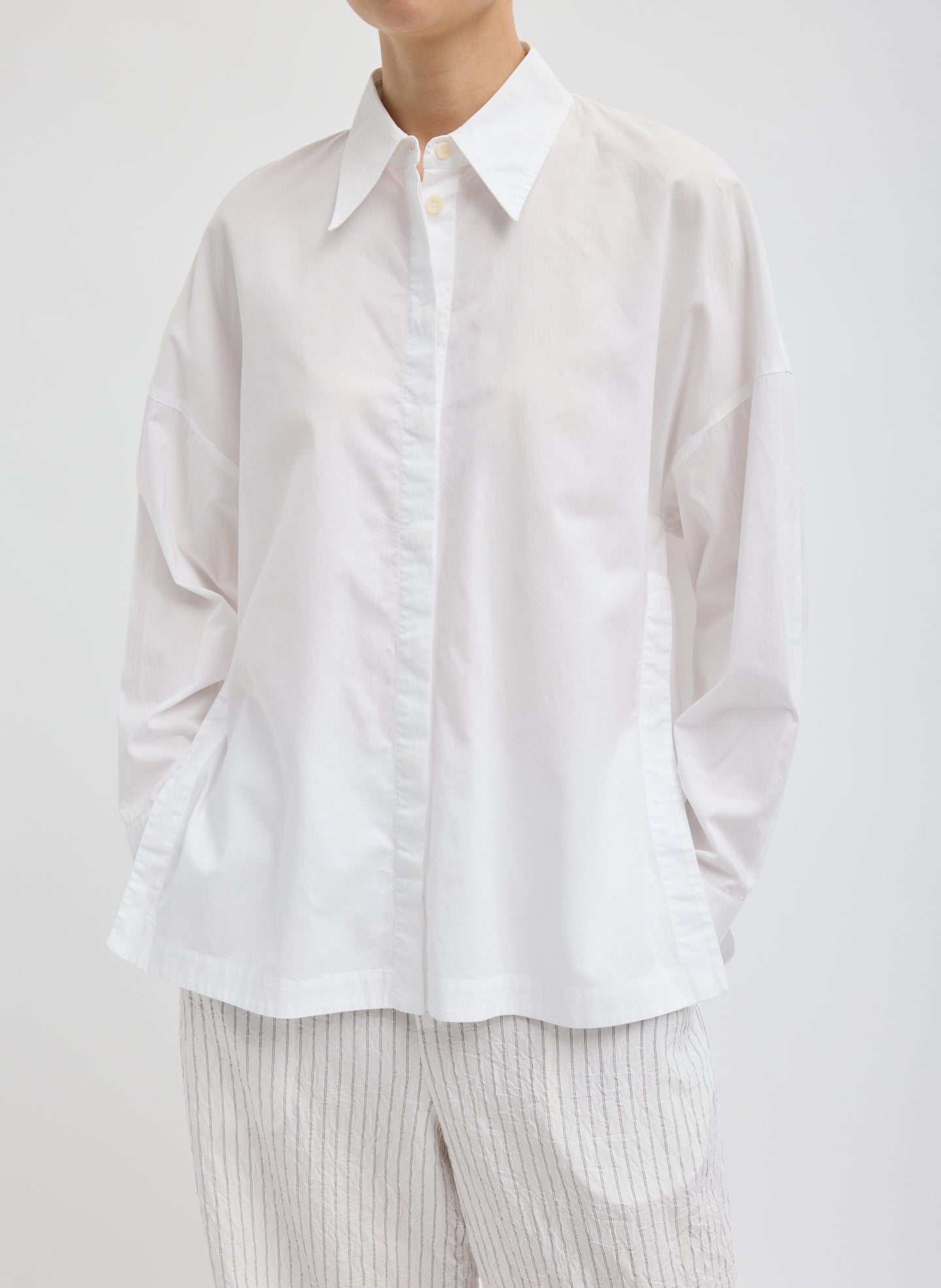 Gabe Oversized Shirt - White / Xxs / T000ct7414