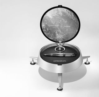 The Astrograph comes replete with a launch-pad case and a tiny astronaut