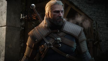 Geralt in The Witcher 3 Wild Hunt Remastered on PC