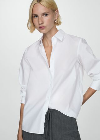 Regular Cotton Lyocell-Blend Shirt