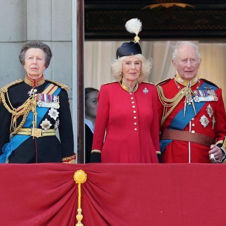 Members of the Royal Family posing on the Buckingham Palace balcony at Trooping the Colour 2026