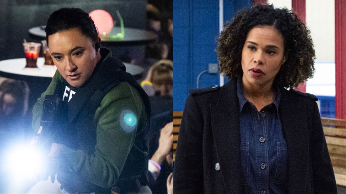 Keisha Castle-Hughes as Hana and Roxy Sternberg as Barnes in FBI: Most Wanted Season 6