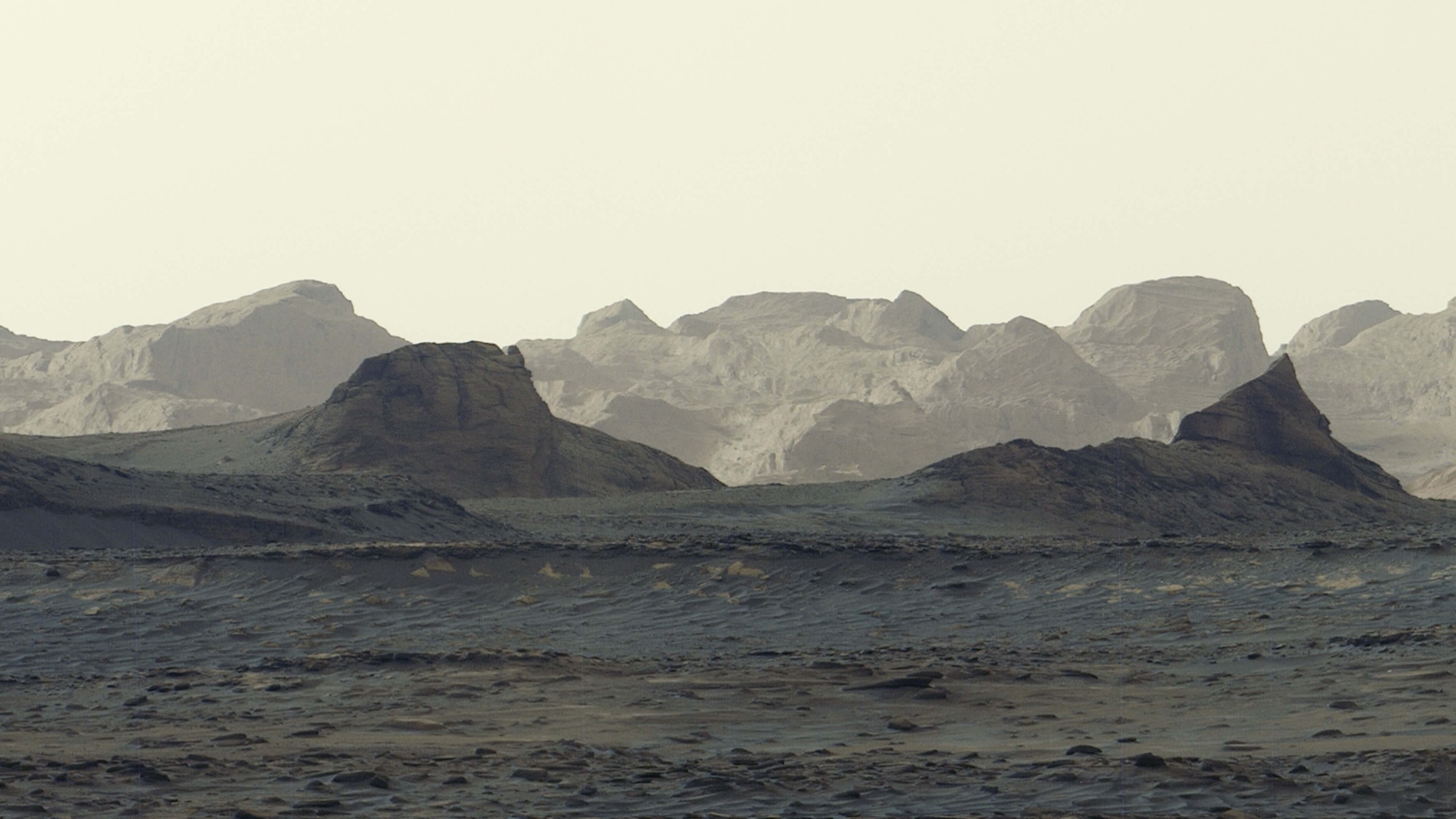 Mars landscape panorama.