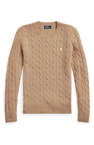 Julianna Cable Stitch Wool & Cashmere Sweater