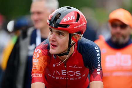 Pavel Sivakov (Ineos Grenadiers) after coming second at the Grand Prix Cycliste de Montréal