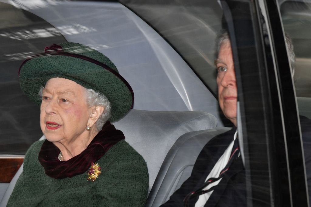 Prince Andrew and Queen Elizabeth II