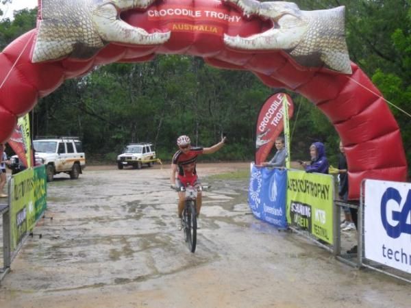 Urs Huber (St&ouml;ckli Pro Team) wins stage 2 of the Crocodile Trophy