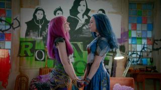 Dove Cameron and Sofia Carson sing "Space Between" in Descendantss 2