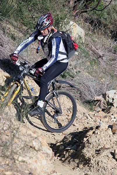 Riding in Adelaide, the site of the 2010 Australian Mountain Bike National Championships