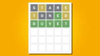 Wordle 641 answer on a yellow background