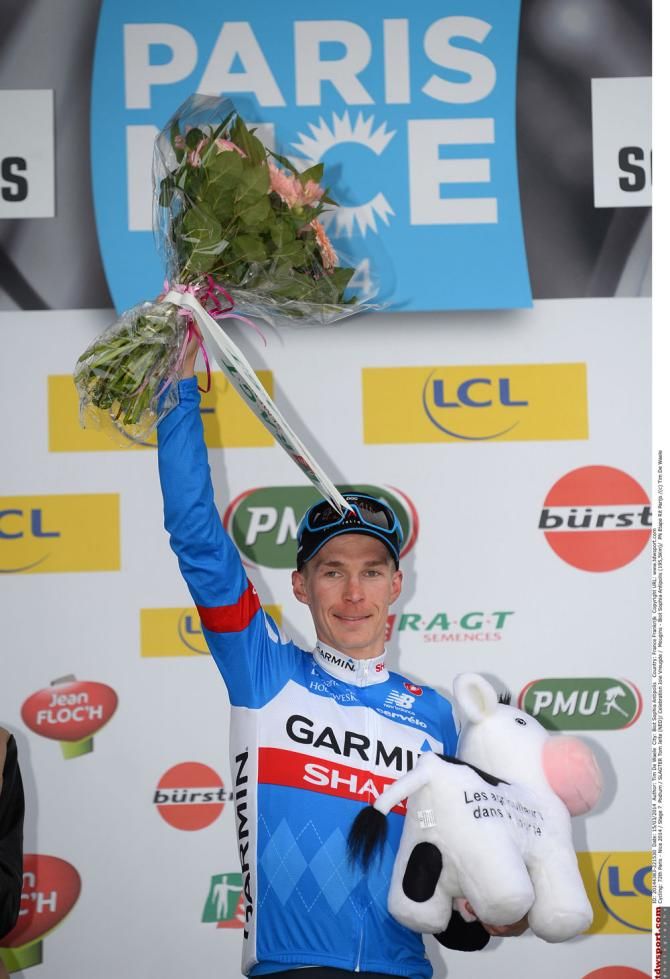 Andrew Talansky on the podium