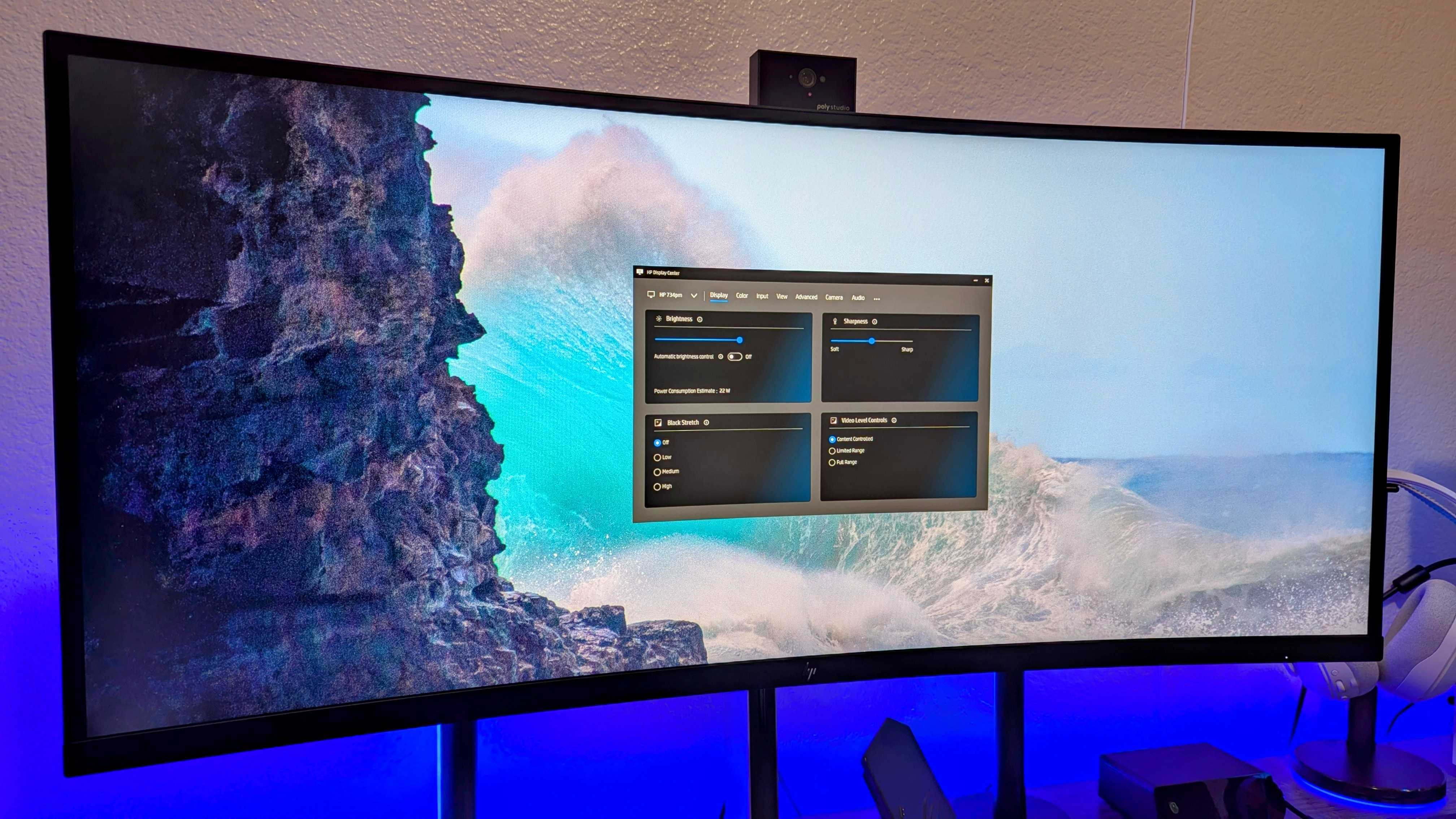 Image of the HP Series 7 Pro 34 WQHD Conferencing Monitor (734pm).