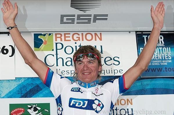 Yauheni Hutarovich (FDJ) took the race lead