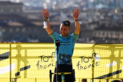 Mark Cavendish at the Tour de France in Florence