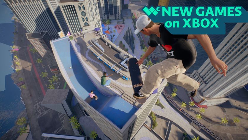 A skateboarder in skate.