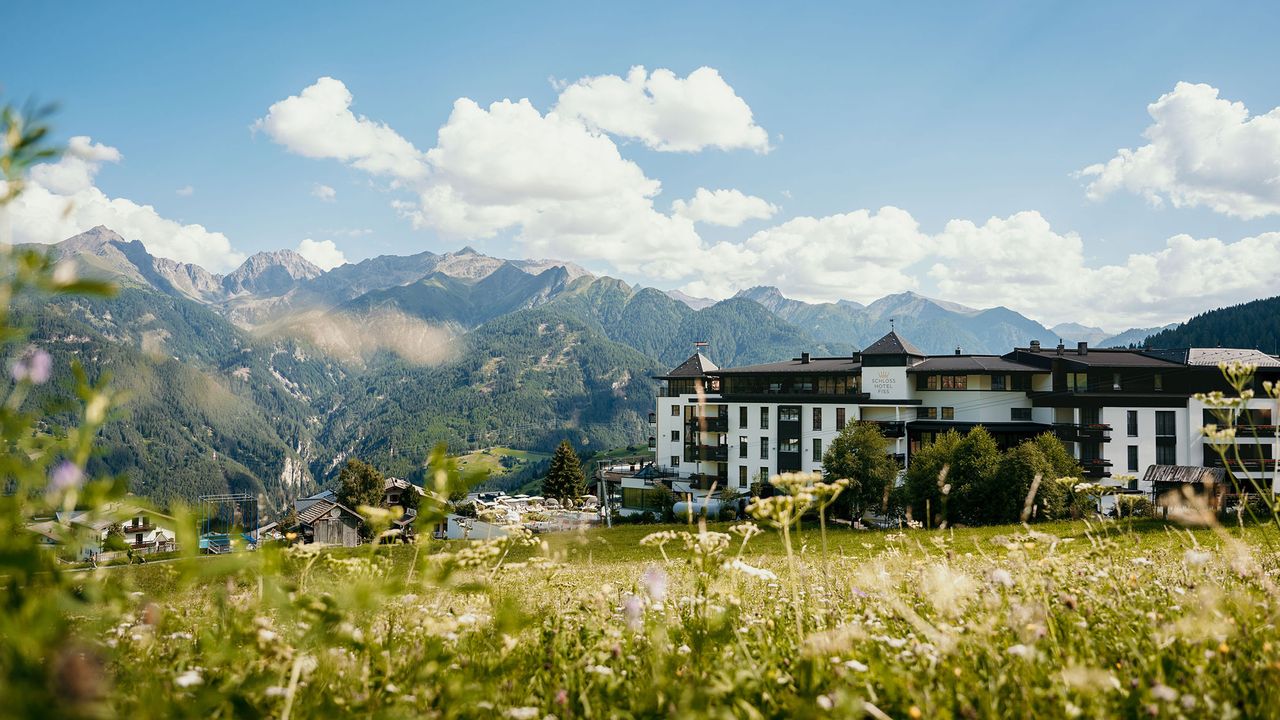 Schlosshotel Fiss in summer