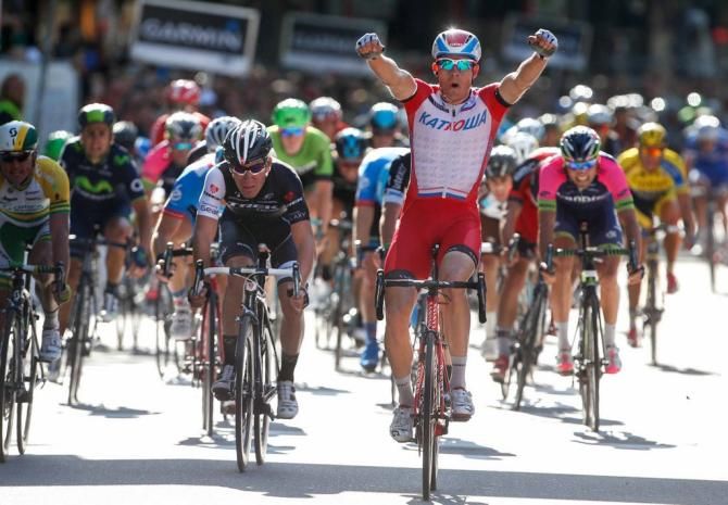 Alexander Kristoff (Katusha) gets the win