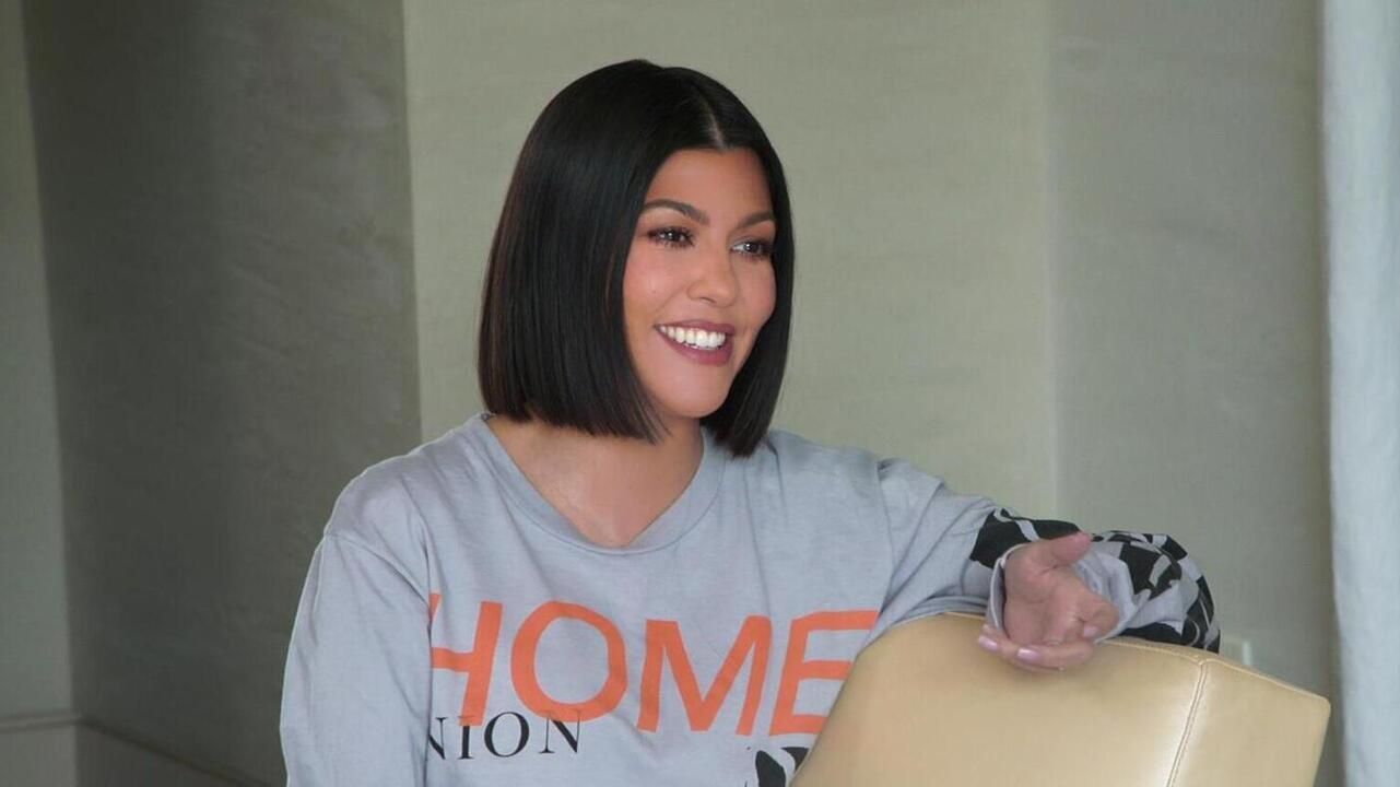 Kourtney in Santa costume