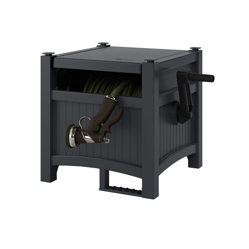 Suncast Hideaway Easylink Kink-Free Garden Hose Reel for 100' of 5/8" Vinyl Hose & Reviews | Wayfair