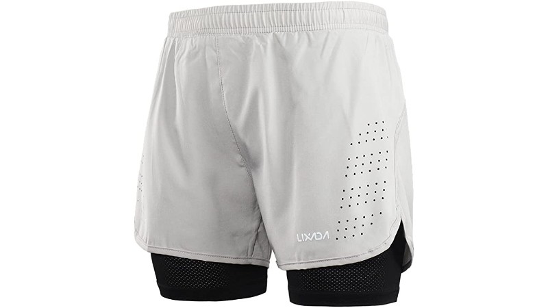 Lixada men’s 2-in-1 running shorts