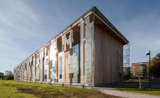Designed by Finnish architects Heikkinen-Komonen, Savonlinna's new Joeli Main Library opened in 2014.