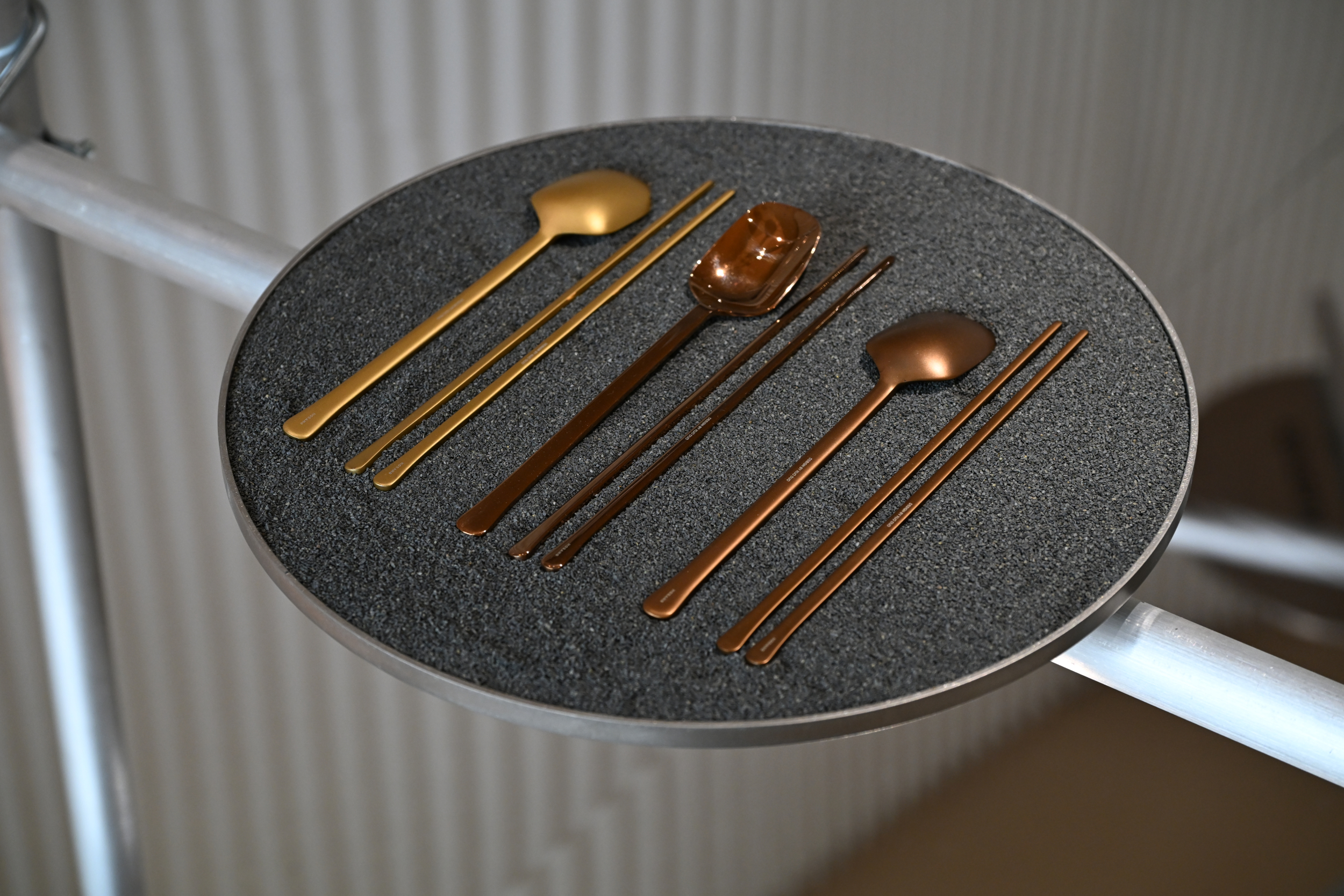 Designers' innovative takes on chopsticks for an exhibition at Milan Design Week 2026